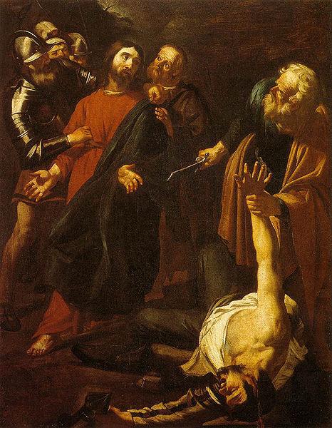 Dirck van Baburen Capture of Christ with the Malchus Episode oil painting picture